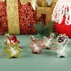 Neue 5Pcs Weihnachten Ornamente Weihnachten Baum Hängen Anhänger Rote Sterne Weihnachten Ball Für Home Weihnachten Neue Jahr Dekoration Navidad 2023 Geschenke