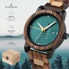 Andere Horloges Heren Horloges Hout Man Polshorloge Voor Mannen Quartz Horloge Heren Uurwerken BOBO BIRD Horloge Clock Drop 230615