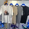 Camisetas masculinas Daily Casual Kodak T-shirts Moda Estampa de Urso Manga Curta Estilo Harajuku Coreano Multicolor Po Vida Real