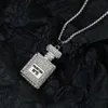 Collane Fili Stringhe Marca coreana catena maglione hip-hop personalità della moda bottiglia di profumo Collana con ciondolo di diamanti gioielli di senso del design di nicchia femminile