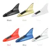 New Solar Energy Car Styling Shark Fin Antenna Auto Radio Signal Lamp Aerial Roof Antennas for Bmw/toyota/hyundai/vw Warning Light