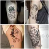 Tatuagens temporárias 16 peças adesivos de tatuagem de design misto para homens e mulheres à prova d'água arte duradoura flor falsa braço clavícula peito 230616