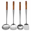 Parti di pentole Utensili da cucina Wok Spatola Ferro e mestolo Set di utensili per attrezzature da cucina in acciaio inossidabile Accessori Essenziali 230616