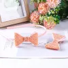 Colorful Children Glitter Bow Knot Headbands Children Baby Bands Hoop Fashion Jewelry