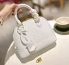 Luxurys designer shell bag ALMA BB Three-dimensional embroidery Classic Ladies handbag women crossbody Handbag Shoulder totes bags purses wallet