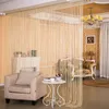 Curtain 100x200CM Shiny Glitter String Door Beads Room Dividers Beaded Fringe Polyester Fabric Window Wedding DIY Home Decor 230615