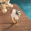 Klaster pierścionki naturalne jadeżne gemstone gemondy
