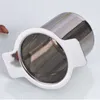 New Stainless Steel Fine Mesh Coffee Filter Double Handles Tea Infuser Teapot Cup Hanging Tea Strainer Filter Kitchen Accessories