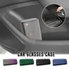 Solglasögon Fall 16 cm Universal Car Glasses Case Solglasögon Lagring Box Bling Glassar Holder Auto Interior Organizer Accessories 230615