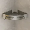 Étagères de salle de bain étagère espace d'angle en aluminium Triangle panier salle de douche support de rangement mural 230616