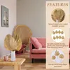 Decoratieve Bloemen 8 STUKS Gedroogde Palm Bladeren Decoraties Bijgesneden Speer Fans Tropische Bruiloft Boho