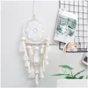 Nyhetsartiklar Wood Bead Tassel Handgjorda hängen hängande för hemfönsterdekor Vindklockor Väggbil Drop Delivery Garden Dhnx5
