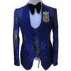 Męskie garnitury Blazers Mężczyźni garnitury jesień marka moda nadruku wysokiej jakości butique młodo swobodny szczupły fit sukienka na przyjęcie weselne PROM TUXEDO 230616