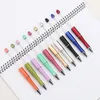 Creative ajouter une perle stylo bricolage stylos perlés originaux lampe personnalisable travail artisanat outil d'écriture stylos à bille Chskn