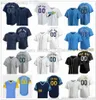 Stitched 2023 Baseball Jerseys 1 Luis Patino 38 Colin Poche 57 Drew Rasmussen 59 Jeffrey Springs 26 Robert Stephenson 81 Ryan Thompson 41 Colby White 50 Rene Pinto