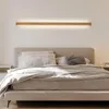 Lampa ścienna Nordic Proste lite drewniane salon sypialnia sypialnia nocna badanie el tło dziennik jedno słowo w stylu japoński