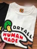 Men's T-shirts Top Quality Human Made Fashion Style Women Swimming Duck Tee Cute Short Sleeve 7 AG7O AG7O