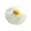 Berets Women Girl New Breathable Knit Mesh Thin Poached Egg Lovely Fried Yolk Wool Beret Quality Painter Caps Z0616