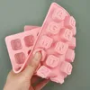 Ice Cream Tools 48 Letter Enghish Alphabet letter Silicone Mold Soap Mould Cake Cupcake bake Bakeware Chocolate Decorating 230615