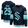 Kraken 2024 Winter Classic Maillots Seattle Matty Beniers Philipp Grubauer Jared McCann Vince Dunn Tanev Eberle Yanni Gourde Jaden Schwartz Oliver Bjorkstrand