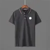 Designer heren Basic zakelijke polo's T-shirt mode frankrijk merk Heren T-shirts geborduurde polo's armbanden letter Badges poloshirt korte broek maat M-XXL GSSZ