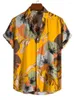 女性用ブラウスフローラルシャツ夏の特大のTシャツファッションコットンプリントトップスティーティーチックウーマン衣料品ブラウスストリート