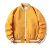 Giacche da uomo Bomber uniforme da baseball Giacca da uomo 2023 Fashion Cool Hip Hop Studente Harajuku Abbigliamento di marca Chaquetas Hombre di alta qualità