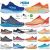 Hoka Bondi 8ランニングシューズHokas One Clifton 8 Black White Shock Assobing Road Bondi