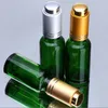 30mlグリーンガラスドロッパーボトル1オンスポンプローションボトルエッセンシャルオイル香水ガラススプレーボトルグリーンカラー新しいOevtv