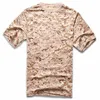 T-shirt da uomo Outdoor Cycling Sport manica corta tattica mimetica militare intorno al collo traspirante Camp Python T Shirt