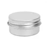 Storage Bottles PACK Of 50 - 15Ml Aluminium Tin Large Make Up Candle Pots Capacity Empty Big Cosmetic/Candle/Spice Pots/Sweet Jar