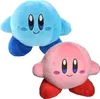 Śliczne kreskówkowe zabawki do gry nadziewane zabawki Kirby Blue Pink Orange Green 6 Styles Kirby Plushies Dolls 15 cm