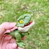 Action Toy Figures 10pcs 20pcs Finger Dinosaur Tricky Tyrannosaurus Model Biting Hand Fidget Dino for Children Movable Joints Gift 230615