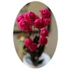 Decorative Flowers Artificial Flower Roses Real Looking Fade Plants Stem Floral Bouquet Arrangements For Wedding Home Office Garden