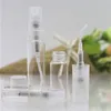 2ml 3ml 5ml زجاجة رذاذ صغيرة شفافة فارغة قابلة لإعادة تعبئة العطور القابلة لإعادة الملء Atomizer قوارير زجاجية محمولة Catdr