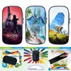 Opbergtassen Horizon Forbidden West Potloodtas Cartoon Aloy Briefpapier Waterdicht Ritsvak Grote Capaciteit Case Schoolbenodigdheden