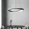 Lámparas colgantes Luces LED modernas para sala de estar Comedor Oficina Tienda Uso Anillos redondos Lámpara Luminaria Cocina