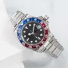 Luxury Root Beer Mens Watch GMT 40mm Automatic Machine 904L Rostfritt stål Sapphire Luminous Waterproof Montre de Luxe Dhgate Watch Designer rollj armbandsur