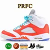 Men Jumpman 5 5s Aqua UNC 5S Green Bean Concord Racer Blue Raging Bull Red Sede Jade Horizon Sail What the Easter Shoes Size 5 5.5 6.5 7.5 8.5 9.5 10.5 11.5 12.5 13.5