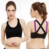 Yoga Outfit Vêtements Accessoires Cross Sports Bra Pour Femmes BreathableCross Straps 4 Couleurs Fitness Gym Running Sport Brassiere Top