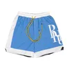Шорты Rhude Summer Swim Shorts повседневные мужские шорты синие черные пляжные брюки размер S M L XL Men Street Sharsing Tighnes