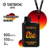 Tastefog Qute Wegwerp Vape Puff Flex 800 Hits 2% bladerdeeg 800 E Sigarettenpeulen apparaatkits 550 mah batterij voorgevulde 2 ml verdamper vaper desechable 15 Flavors Groothandel