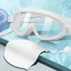 Gafas de natación profesional de marco grande, impermeables, de silicona suave, gafas de natación, gafas antivaho para hombres y mujeres, gafas para hombres y mujeres 230616