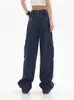 Men's Pants 2023 Vintage Baggy Jeans Women's Pockets Wide Leg Cargo Y2k Streetwear Harajuku Casual High Waist Denim Straight Trousers