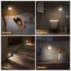 Luzes noturnas Tomada de luz infantil com sensor de movimento (ligado/automático/desligado) para escada de quarto plugue UE