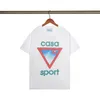 Mens designer t-shirt Casablanc-s t-shirt Mode Hommes Casual t-shirts Homme Vêtements Street t-shirts Tennis Club Shorts Manches Vêtements Chemise de luxe S-2XL