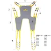 Leg Shaper Imbracatura regolabile per il trasferimento del paziente Sollevamento del sedile Mobile di emergenza Trasporto su sedia a rotelle Elder Assist Cinture infermieristiche 230615