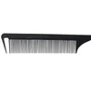 1pcs Hot Fashion Black Fine-tooth Comb Metal Pin Anti-static Hair Style Rat Tail Comb Hair Styling Beauty