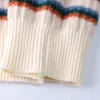 Kobiety swetry kobiety słodkie skoczki sweter zamykające kołnierzyk kołnierzyka pullover topy gęste na jesienne zimowe paski swobodne moda kobiet