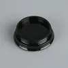 New 3G Round Black Cosmetic Jars with Clear Screw Cap Lids for Powdered Eyeshadow Mineralized Makeup Cosmetic Samples BPA Free Rkbqo